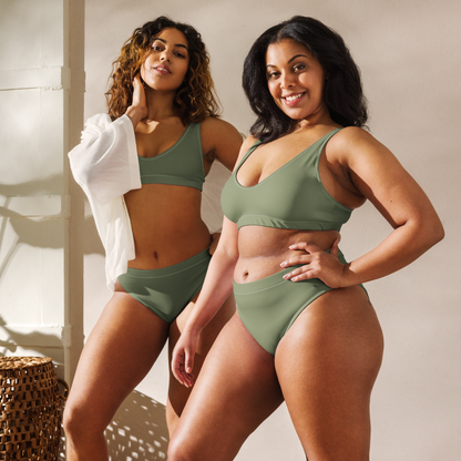 Bikini talle alto de material reciclado