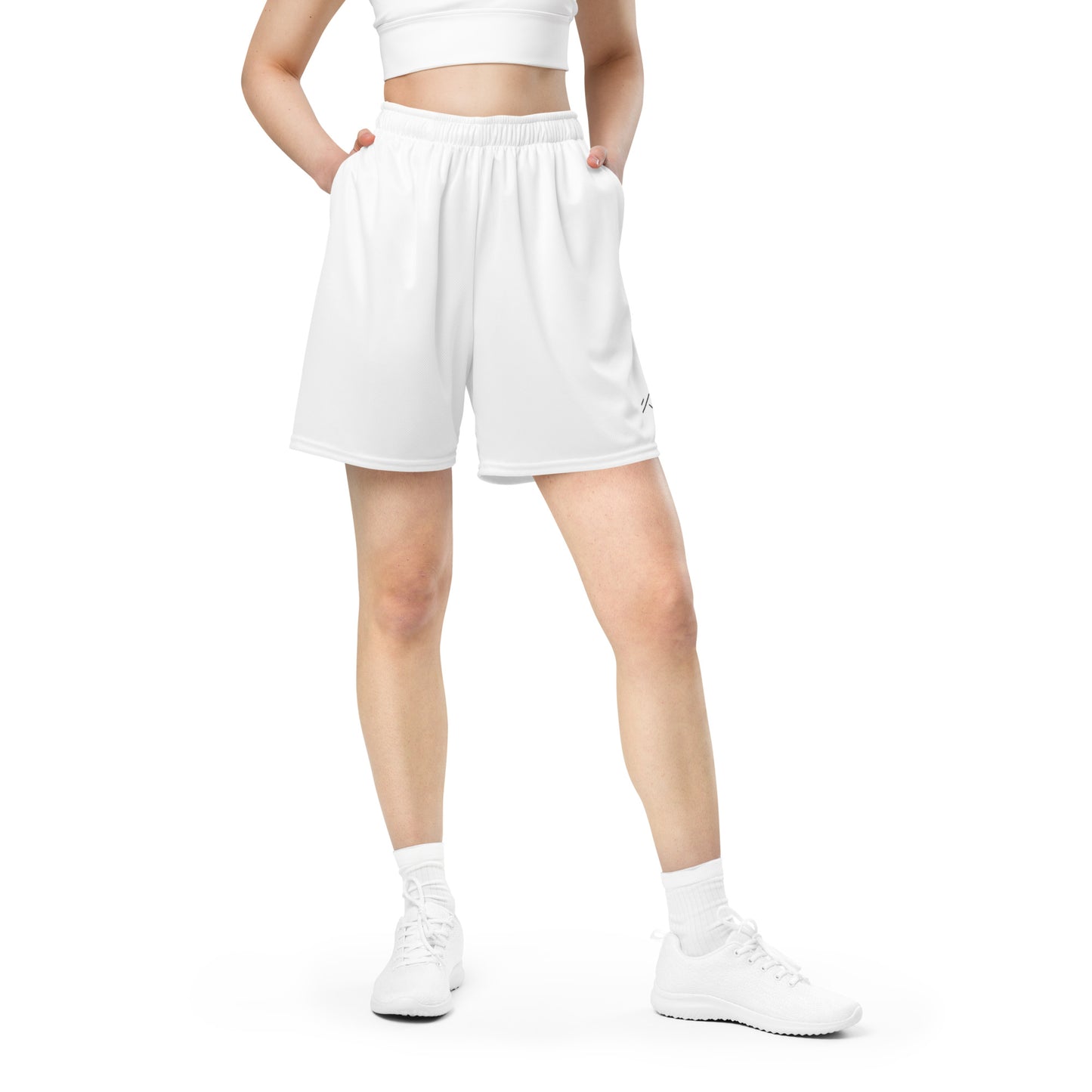 Shorts de malla 100% poliéster reciclado-Unisex