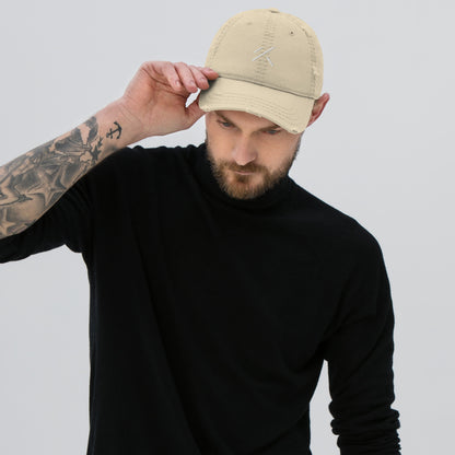 Gorra estilo desgastado 100% algodón