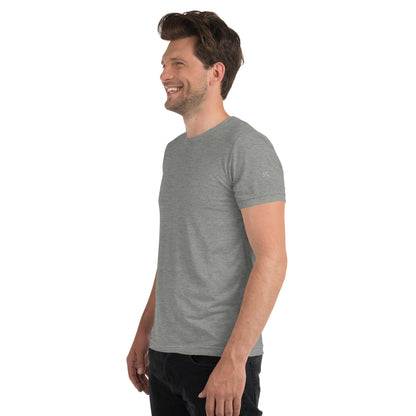 Camiseta de manga corta tejido mixto-Unisex