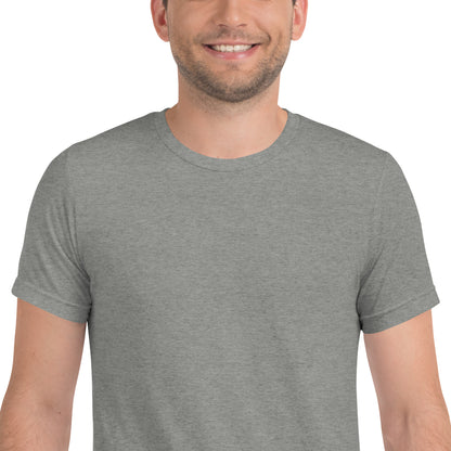 Camiseta de manga corta tejido mixto-Unisex