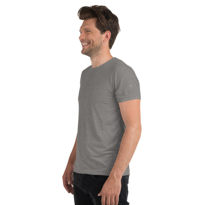 Camiseta de manga corta tejido mixto-Unisex