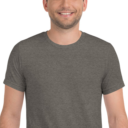 Camiseta de manga corta tejido mixto-Unisex