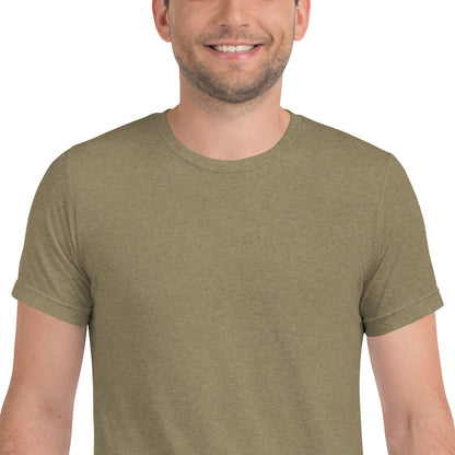 Camiseta de manga corta tejido mixto-Unisex