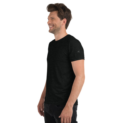Camiseta de manga corta tejido mixto-Unisex