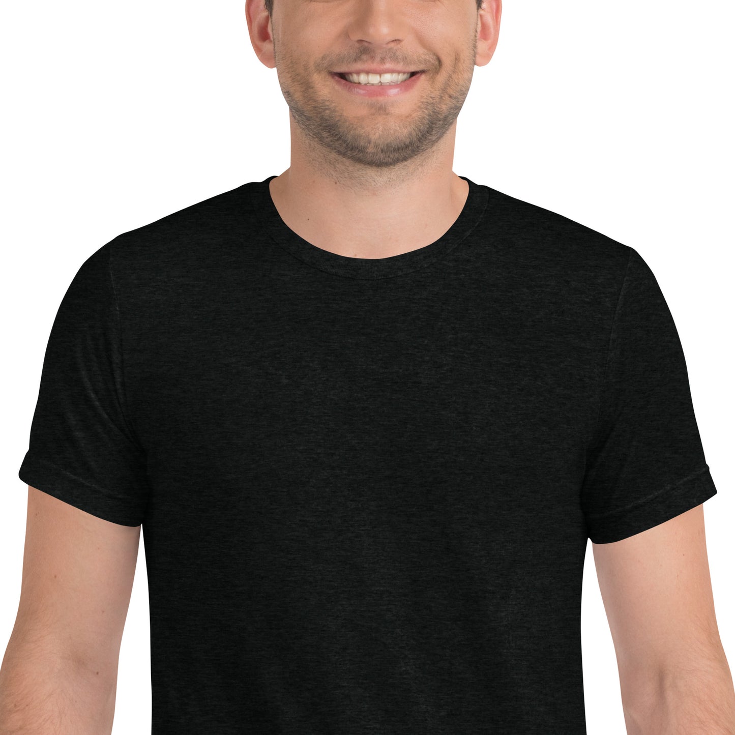 Camiseta de manga corta tejido mixto-Unisex