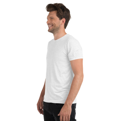 Camiseta de manga corta tejido mixto-Unisex