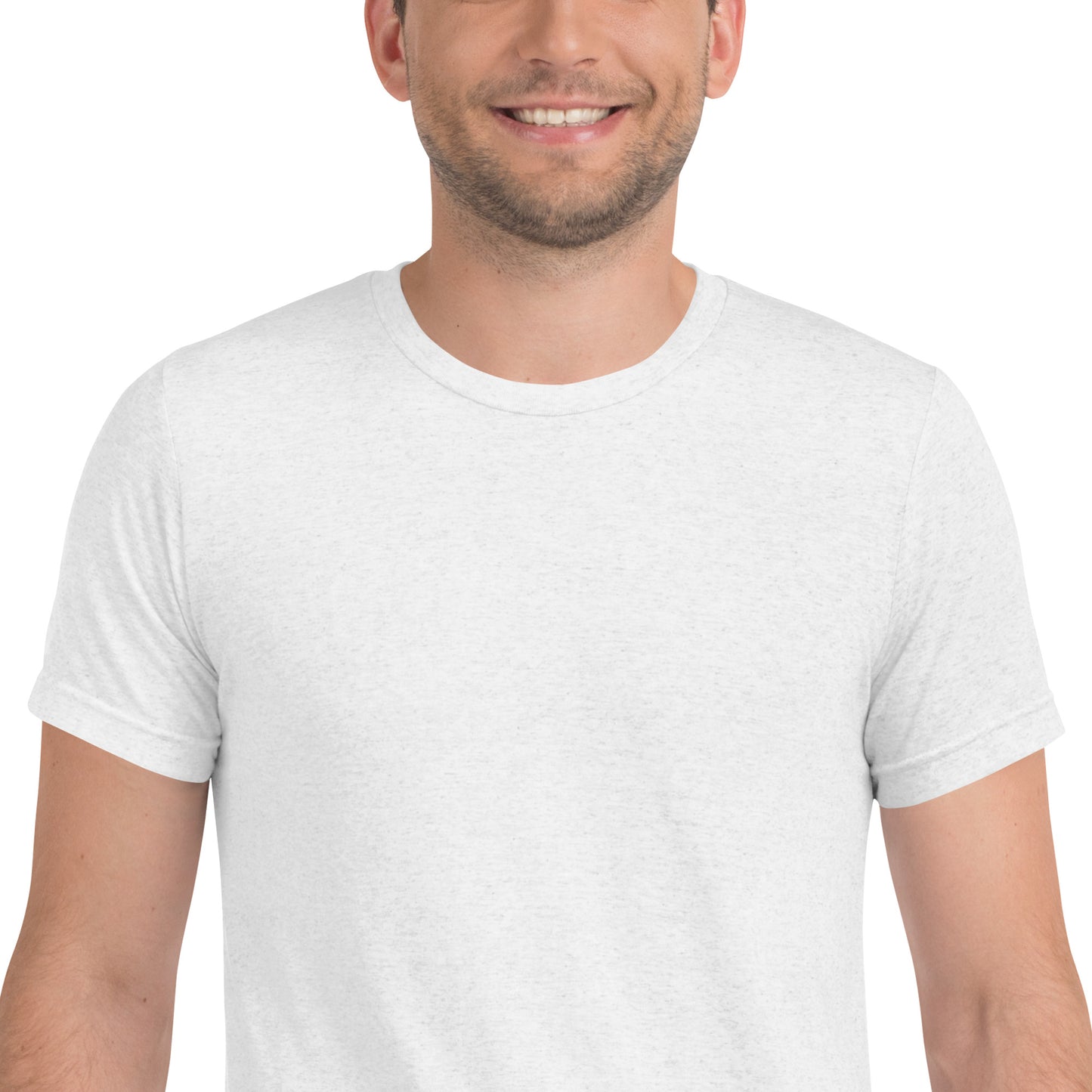 Camiseta de manga corta tejido mixto-Unisex