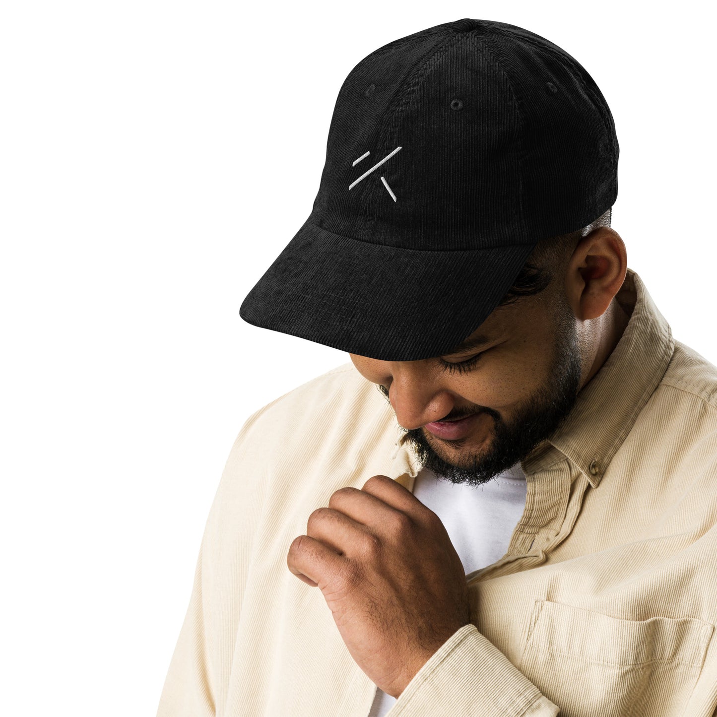 Gorra de pana vintage
