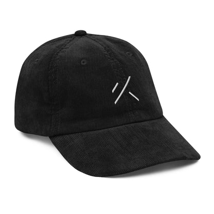 Gorra de pana vintage