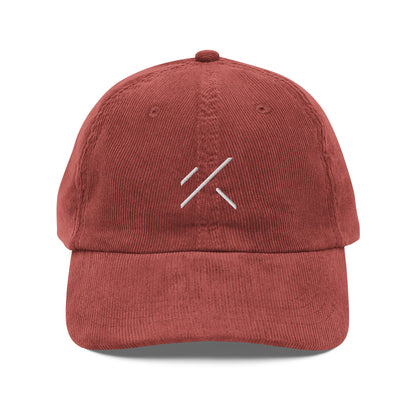 Gorra de pana vintage