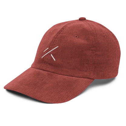 Gorra de pana vintage