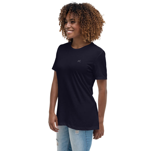 Camiseta para mujer de tejido suave y ajuste holgado